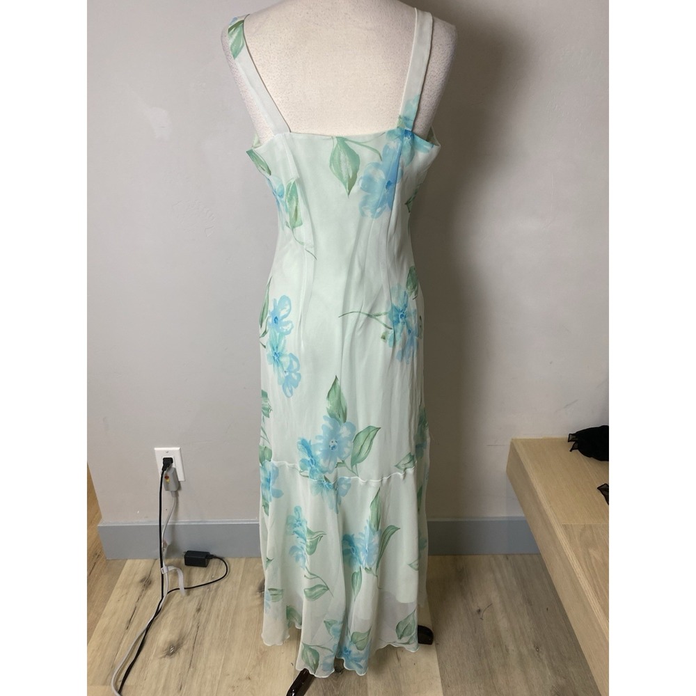 VTG 90's R&M Richard's Floral Dress Chiffon Boho whimsygoth fairycore wedding 10 - Picture 3 of 5